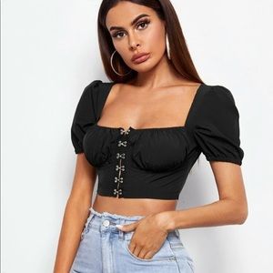 Black Crop Top
